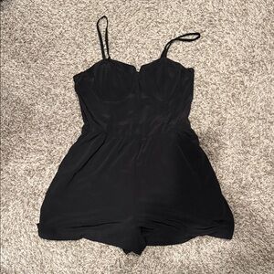 Lily Rose Elegant Black Romper